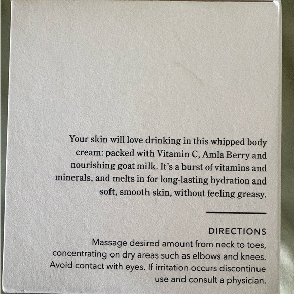 Beekman 1802 Golden Vitamin C & Amla Berry Goat Milk Body Cream. - Picture 4 of 4